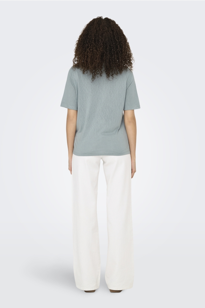 ONLELISE S/S V-NECK TOP JRS NOOS 15257390 ABYSS